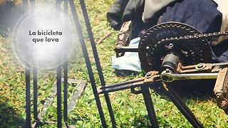 Olvida la lavandería: llega la bicilavadora ecológica