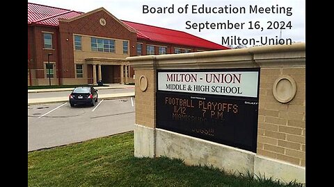 West Milton Board of Education September 16 2024