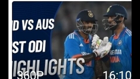 India vs Australia 1st ODI 2023 Full Highlights