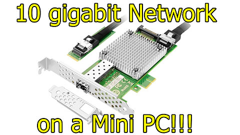 10G on MINI PC! 10 Gigabit SFP+ M 2 Nvme Slot Fiber Optic Network Card Review #wisebuyreviews