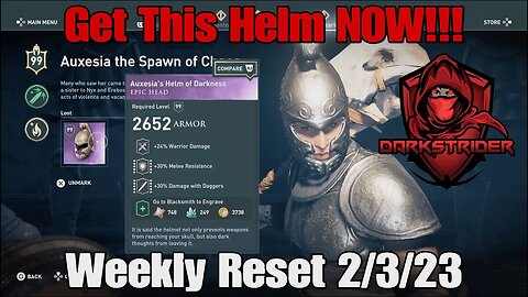 Assassin’s Creed Odyssey- Weekly Reset 2/3/23