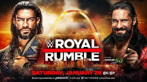 Roman Reigns Vs Seth Rollins - Universal Championship - Royal Rumble 2022 Highlights