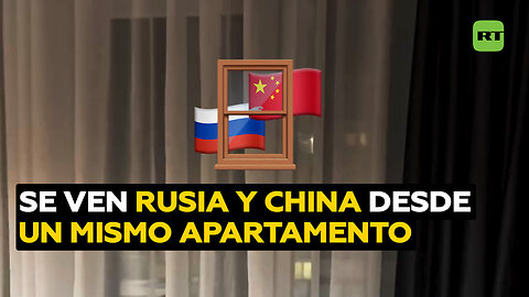 Pueden verse dos países por ventanas diferentes de un mismo apartamento