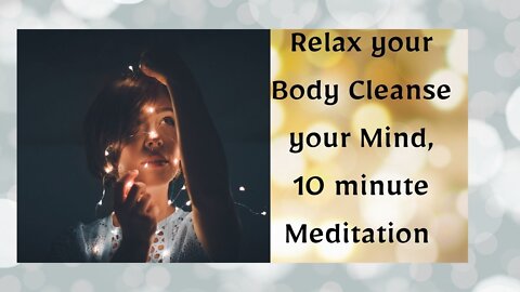 Hypnosis for self Healing ~ 10 Minute Progressive Muscle Relaxation with Light