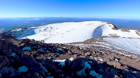 Climbing South Sister Volcano In Oregon