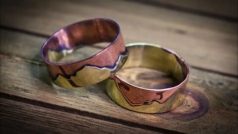 How to make Mountain Range Rings #shorts