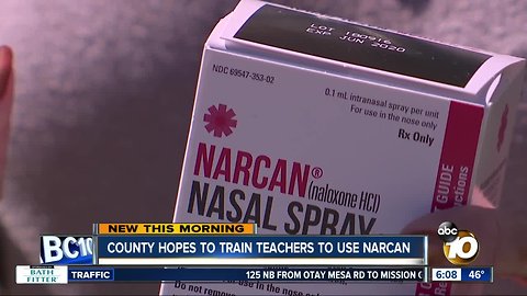 County officials look to train teachers to use Narcan