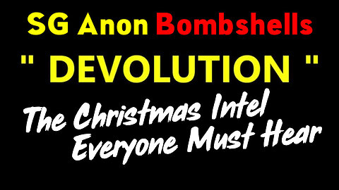 SG Anon Attack Incoming "The Christmas Intel Everyone Must Hear!"