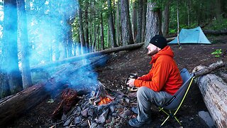 Camp and Fish by a Beautiful Lake | ASMR