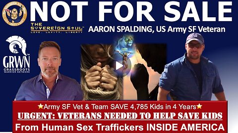 VETERANS WANTED! Do YOU Have What it Takes to RESCUE KIDS FROM Human TRAFFICKERS in America?