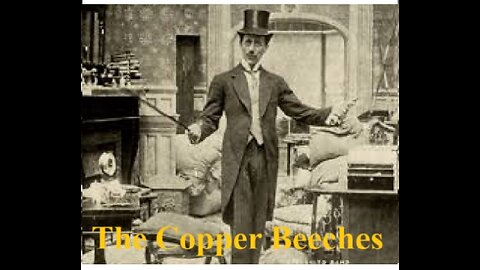 THE COPPER BEECHES (1912). An early Sherlock Holmes film. Sepiatone.