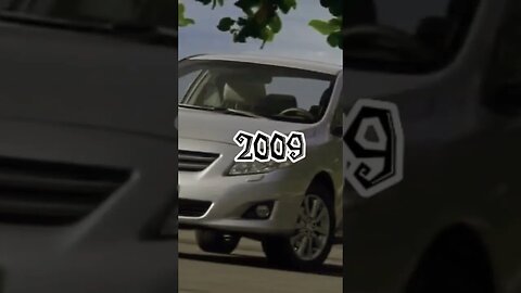 Corolla a evolução do carro mais vendido #shorts