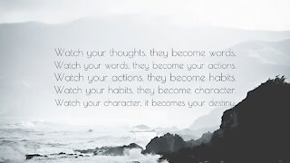 "You're made in the image of what you desire" - Thomas Merton