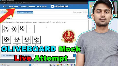 168/180 Section 1 Oliveboard SSC CHSL Tier 2 Mock Live Attempt 11 Sep | MEWS Maths #ssc #oliveboard