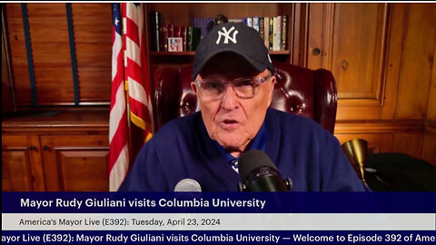 America's Mayor Live (E392): Mayor Rudy Giuliani visits Columbia University