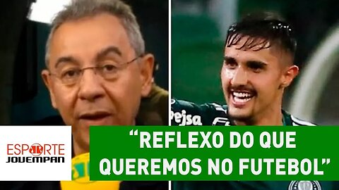 Flavio elogia Palmeiras: "reflexo do que QUEREMOS no FUTEBOL"