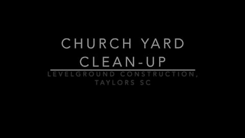 Church Yard Clean-up