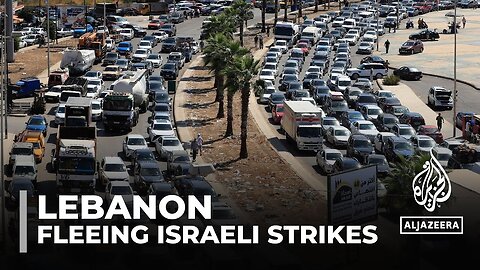 Thousands of people in south Lebanon flee intense Israeli bombardment