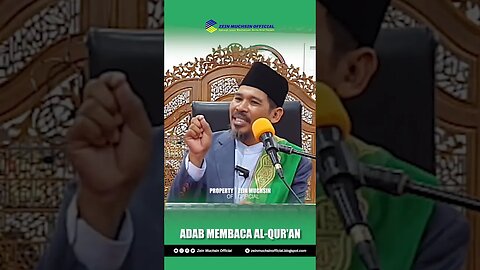 Ustadz Zein Muchsin - Balasan Orang Yang Senantiasa Menjaga Adab Terhadap Al - Qur'an