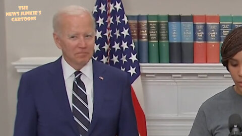 Biden gets excited about vaccination for children under five.