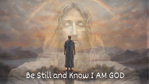 be still and know i am GOD