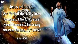 Verlauf der Ereignisse...Felsendom, 3. Weltkrieg, Miami, Komet & Entrückung ❤️ Liebesbrief von Jesus