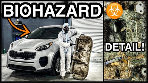 Cleaning an Abandoned BIOHAZARD Repo Car Bought at Auction! | Nastiest Car Detailing Transformation!