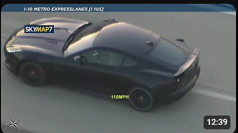 CHASE: Wild high-speed chase of stolen Jaguar through LA freeways