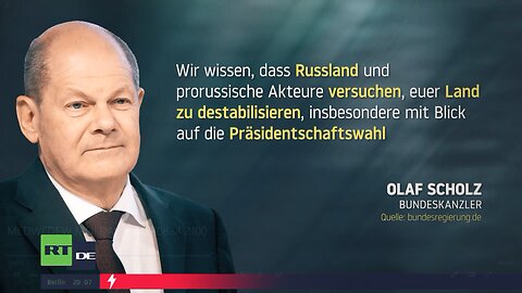 Scholz in Moldawien: "Russland versucht, euer Land zu destabilisieren"