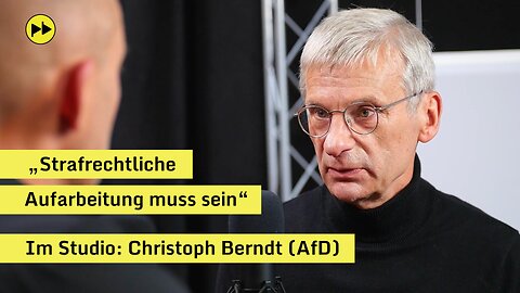 "Strafrechtliche Aufarbeitung muss sein" – Im Studio: Christoph Berndt