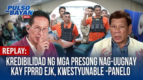 REPLAY | Kredibilidad ng mga presong nag-uugnay kay FPRRD EJK, kwestyunable — Panelo | August 23, 2024