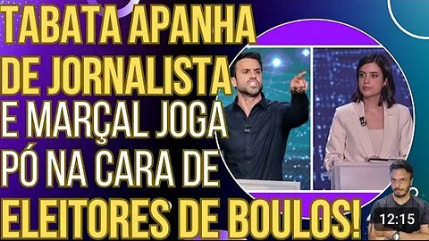 😂🤣😅😁 Tábata Amaral é humilhada por jornalista ao vivo e Marçal joga pó em militantes do Boulos!