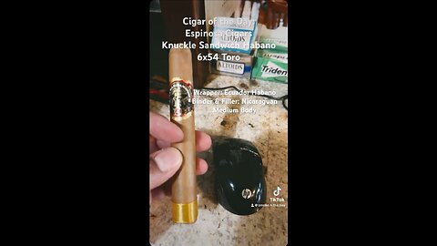 Espinosa Cigars Knuckle Sandwich Habano 6x54 Toro #Shorts #Cigars #Short #CigarOfTheDay #Cigar