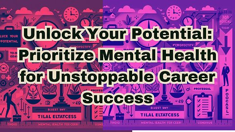 Unlock Your Potential: Prioritize Mental Health for Unstoppable Career Success