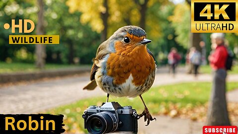 Robin Goes Viral After Stealing Camera - Caught On Tape ll Epic Fail ll