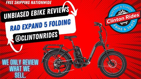 Clinton Rides | UnBiased Review | Rad Power Bikes RadExpand 5 FOLDING