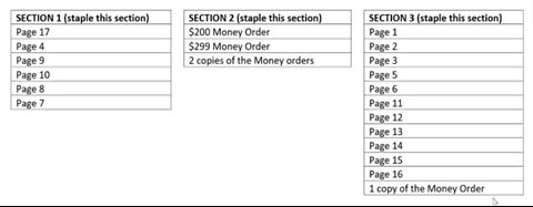 How to complete 17 pg WOW Application by Gale G & Robin K