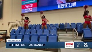 Community rallies around FAU dancer