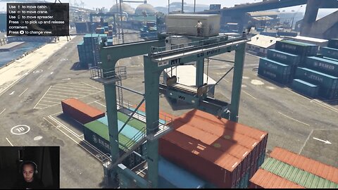 Grand Theft Auto V | Working the docks and blowing up a freighter