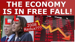 Economy Has WORST Week in YEARS, 3 Months Before Election Day!