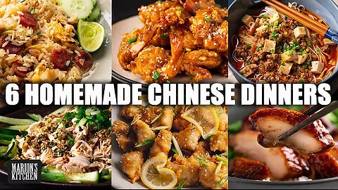 6 Chinese restaurant dishes you can make at home! ❤️ | #AtHome #WithMe | Marion's Kitchen