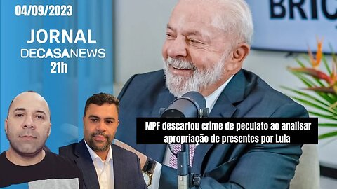 Jornal DcNews - MPF descartou crime de peculato ao analisar apropriação de presentes por Lula