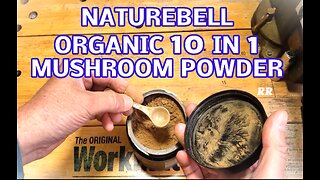 NatureBell Organic 10 in 1 Mushroom Powder, Good Stuff, 10 oz