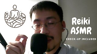 (ASMR) Doctor Ken tries Reiki and listens to you with a stethoscope