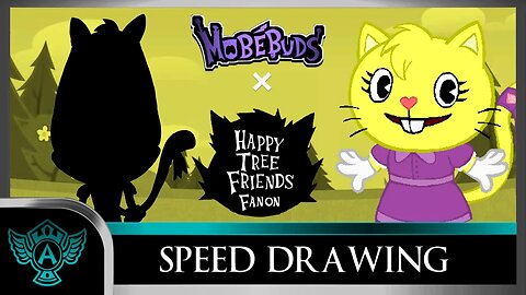 Speed Drawing: Happy Tree Friends Fanon - Taffy | Mobebuds Style