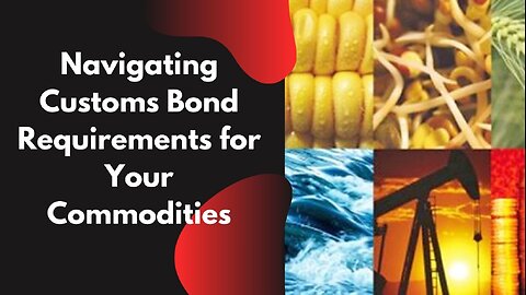 Understanding Customs Bond Requirements for Commodities