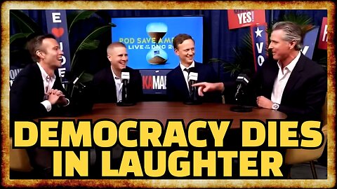 Newsom, Pod Save Bros LAUGH at Kamala's ANTI-DEMOCRATIC Coronation