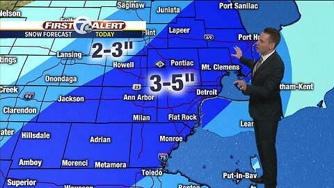 Winter Weather Advisories in effect for southeast Michigan