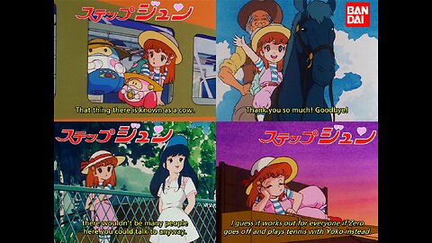 Hai Step Jun (80's Anime) Episode 22 - A Summer Vacation on the Plain (English Subbed)