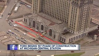 Ford begins first phase of renovations at Michigan Central Station